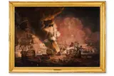 The battle of the nile by Richard Barnett Spencer, oil, sold May 2026
