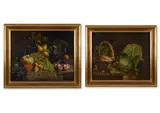 Still life of a glazed jug by James Charles Ward, oil, sold May 2026