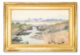 In the mellow autumn time by John McDougal, Watercolour over pencil on paper, sold May 2026