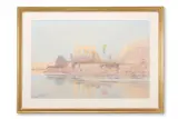 The hypaethral temple at philae by Augustus Osbourne Lamplough, Watercolour over pencil, sold May 2026