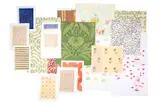 A folio of original drawings of fabrics and wallpaper by Antony Little, drawing, sold May 2026
