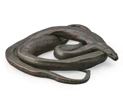 A red ringed viper by Hamish Mackie, Bronze, sold May 2026