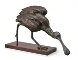 Wading spoonbill by Dylan Lewis, Bronze, sold May 2026