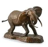 Loxodont africana, 98 by Donald Grieg, Bronze African Bull Elephant, signed, titled and dated to cast, numbered, sold May 2026