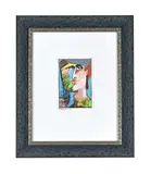Head of a man by Geoffrey Key, Mixed media on paper, sold May 2026