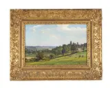 The vale of dedham by Herbert Hughes-Stanton, Oil on canvas, sold May 2026