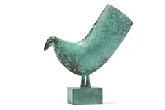 Taletelle by Jon Buck, Patinated and coloured bronze, sold May 2026