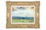 Towards paris from the seine by Paul Maze, Oil on board, sold Apr 2026