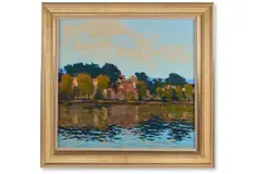 Peyriac de mer by George Devlin, Oil on canvas, sold Apr 2026