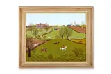 Forrard on by Vincent Haddelsey, 1968, Oil on canvas, sold Apr 2026
