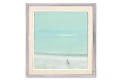 Elizabeth blackadder painitng the sea by John Houston, Oil on board, sold Apr 2026