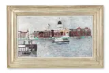 St. pauls across the thames by Alfred Daniels, 1969, Oil on board, sold Apr 2026