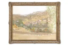 Terraces above le rouret by Roger de Grey, Oil on canvas, sold Apr 2026