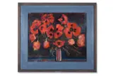 Poppies by Robin Philipson, Watercolour, sold Apr 2026