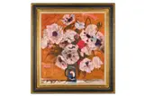 Poppies by Robin Philipson, 1987, Oil on canvas, sold Apr 2026