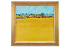 Near omerville by George Devlin, 1990, Oil on canvas, sold Apr 2026
