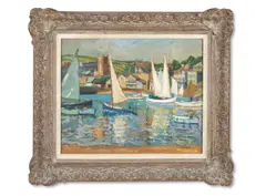 Summer, st. ives by John Anthony Park, Oil on board, sold Apr 2026