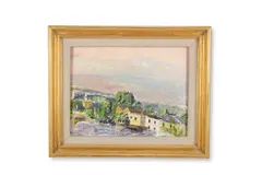 Campden hill early morning by Carel Weight, Oil on board, sold Apr 2026