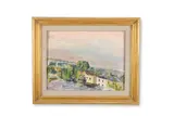 Campden hill early morning by Carel Weight, Oil on board, sold Apr 2026