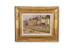 Cheyne walk by Morland Lewis, Oil on board, sold Apr 2026