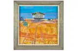 Fishing boat, aldeburgh by Glen Scouller, Oil on canvas, sold Apr 2026