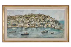 Polruan by Jeremy King, Oil on board, sold Apr 2026