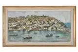 Polruan by Jeremy King, Oil on board, sold Apr 2026