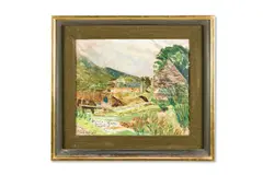 A landscape in donegal by Carel Weight, Oil on board, sold Apr 2026