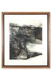 Trees in a snowy landscape by Andrew Hemingway, Ink, watercolour and tempera, sold Apr 2026