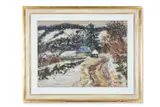 Winter on the sussex downs by Paul Maze, Pastel, sold Apr 2026
