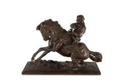 Salute of a champion by Jonathan Kenworthy, Bronze, sold Apr 2026