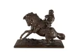 Salute of a champion by Jonathan Kenworthy, Bronze, sold Apr 2026