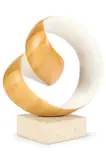White ravel xiv by Richard Fox, sculpture, sold Apr 2026
