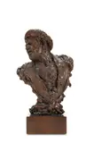 Portrait head: gafoor by Jonathan Kenworthy, Bronze, sold Apr 2026
