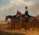 The 15th (the king's) hussars by Henry Calvert, Oil on canvas, sold Apr 2026