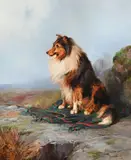 Left in charge by Philip Eustace Stretton, Oil on canvas, sold Apr 2026