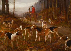 Gone to ground by George Wright, Oil on canvas, sold Apr 2026