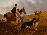 Coursing by John Frederick Herring Junior, Oil on board, sold Apr 2026