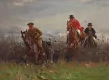 Still at the front by John Sanderson-Wells, Oil on canvas, sold Apr 2026