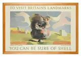 A shell advertising poster for 'brimham rock (yorkshire)' by Graham Sutherland, print (other), sold Apr 2026
