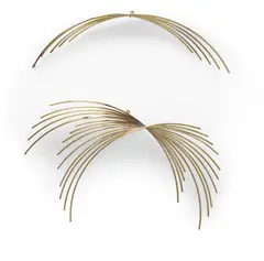 Wall sculpture; 1987 by Curtis Jeré, sculpture, sold Apr 2026