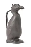 For kayserzinn, auk jug; circa 1905 by Hugo Leven, sculpture, sold Apr 2026
