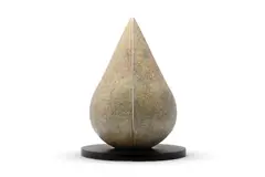 'the greeting' sculpture; 2012 by Philip Hearsey, Bronze, oxidised brass, sold Apr 2026