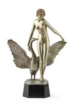 Leda and the swan sculpture; circa 1930 by Paul Philippe, sculpture, sold Apr 2026