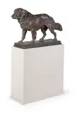 A large bronzed zinc model of a newfoundland dog, circa 1850-1870 by Moritz Geiss, sculpture, sold Mar 2026