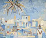 Gozo, malta by Julian Trevelyan, Oil on canvas, sold Mar 2026