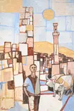 Siena, italy by Julian Trevelyan, Oil on board, sold Mar 2026