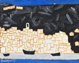 Portland quarries by Julian Trevelyan, Oil on canvas, sold Mar 2026