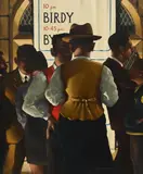 The interval by Jack Vettriano, Oil on canvas-board, sold Mar 2026