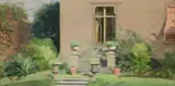 The artist's garden, summer, 102 king's avenue, clapham by Douglas Stannus Grey, Oil on canvas, sold Mar 2026